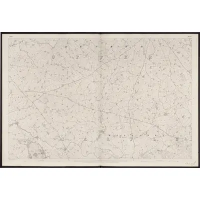 1834 Map of Down - Sheet 15, 1862 Print