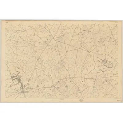 1834 Map of Down - Sheet 16, 1836 Print