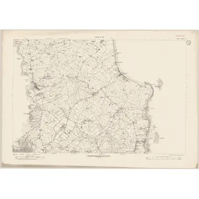 1920 Map of Down - Sheet 18, 1933 Print