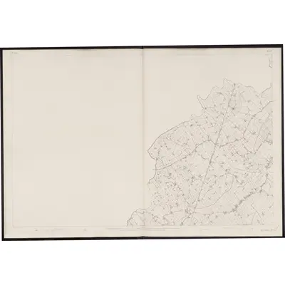 1834 Map of Down - Sheet 19, 1863 Print