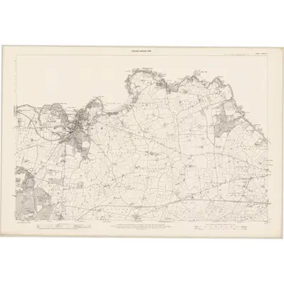 1901 Map of Down - Sheet 2, 1903 Print