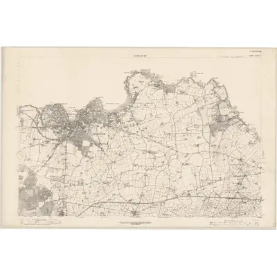 1919 Map of Down - Sheet 2, 1927 Print