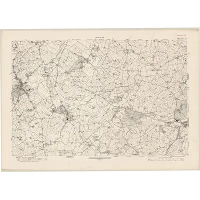 1916 Map of Down - Sheet 20, 1932 Print