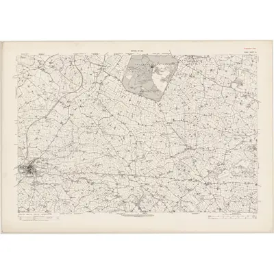 1919 Map of Down - Sheet 21, 1932 Print