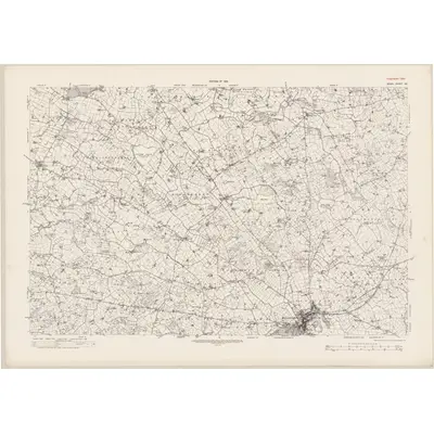 1919 Map of Down - Sheet 22, 1931 Print