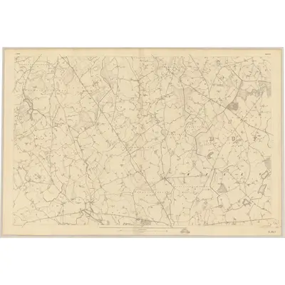 1834 Map of Down - Sheet 23, 1835 Print
