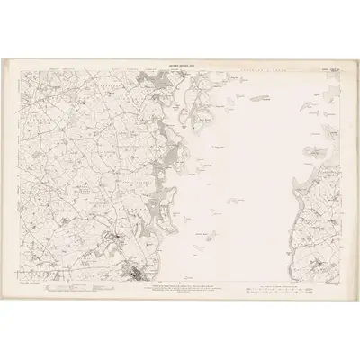 1901 Map of Down - Sheet 24, 1904 Print