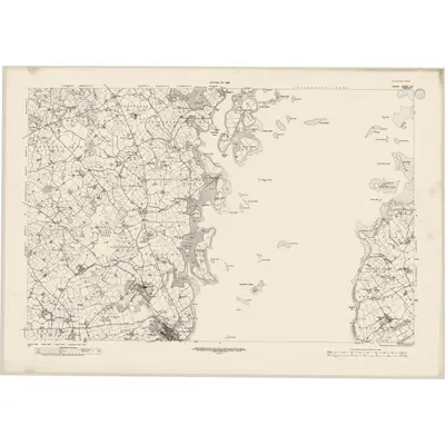 1920 Map of Down - Sheet 24, 1932 Print