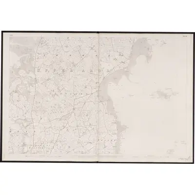 1834 Map of Down - Sheet 25, 1862 Print