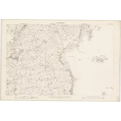 1900 Map of Down - Sheet 25, 1903 Print