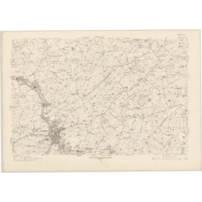 1918 Map of Down - Sheet 27, 1931 Print