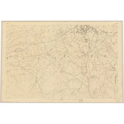 1834 Map of Down - Sheet 29, 1836 Print