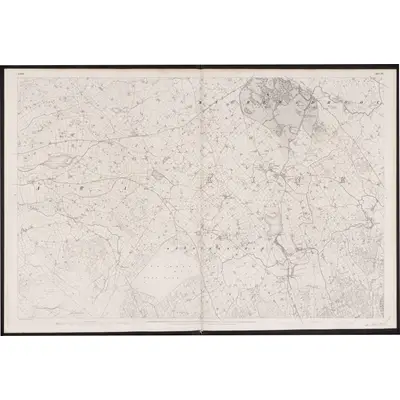 1834 Map of Down - Sheet 29, 1863 Print