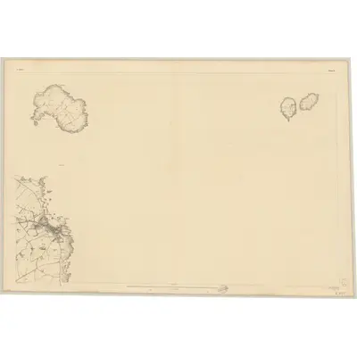 1834 Map of Down - Sheet 3 [with inset 3A], 1837 Print