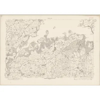 1920 Map of Down - Sheet 31, 1932 Print