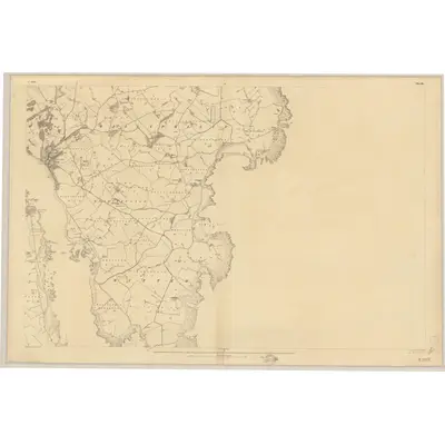1834 Map of Down - Sheet 32, 1836 Print