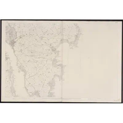 1834 Map of Down - Sheet 32, 1863 Print