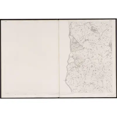 1833 Map of Down - Sheet 33, 1863 Print