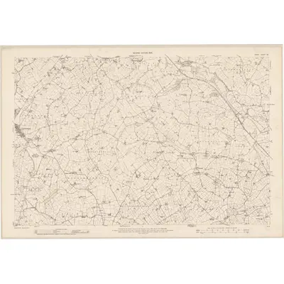 1903 Map of Down - Sheet 34, 1905 Print
