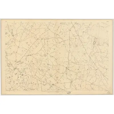 1834 Map of Down - Sheet 35, 1837 Print
