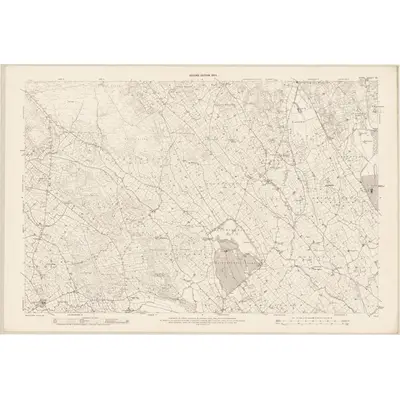 1901 Map of Down - Sheet 36, 1904 Print