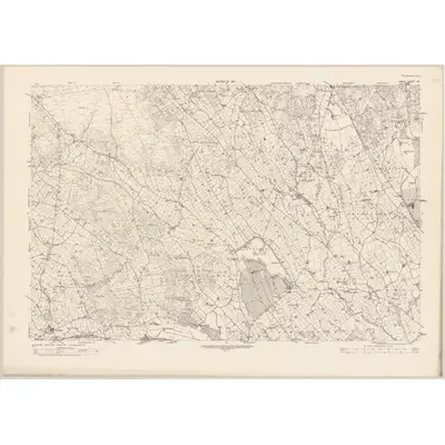 1919 Map of Down - Sheet 36, 1931 Print
