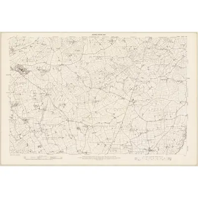 1900 Map of Down - Sheet 38, 1903 Print