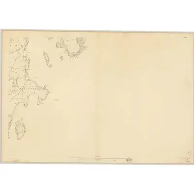 1834 Map of Down - Sheet 39, 1837 Print