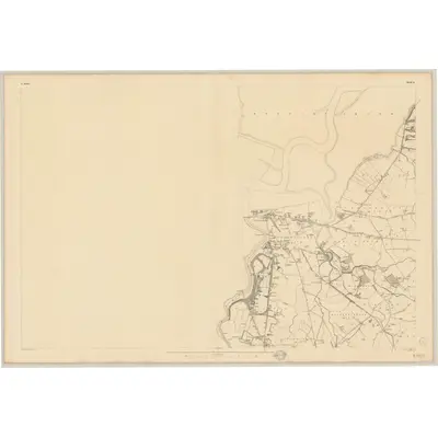 1834 Map of Down - Sheet 4, 1837 Print
