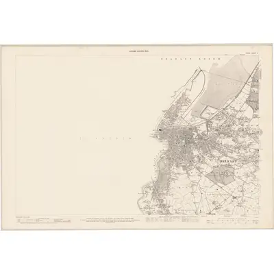 1902 Map of Down - Sheet 4, 1904 Print