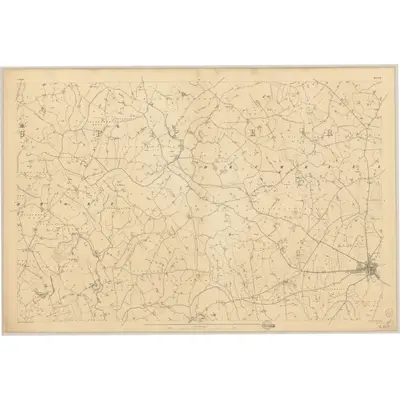 1833 Map of Down - Sheet 41, 1836 Print