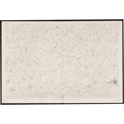 1833 Map of Down - Sheet 41, 1863 Print