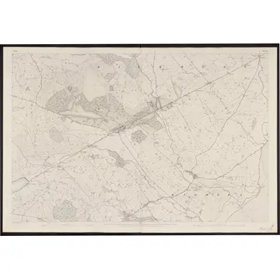 1833 Map of Down - Sheet 43, 1860 Print