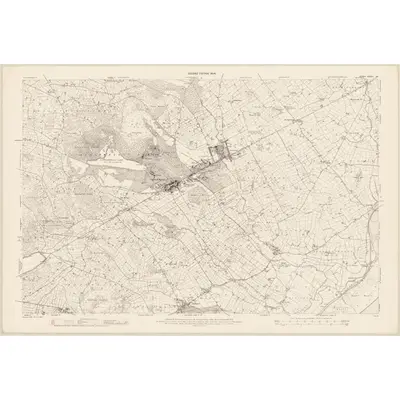 1901 Map of Down - Sheet 43, 1904 Print
