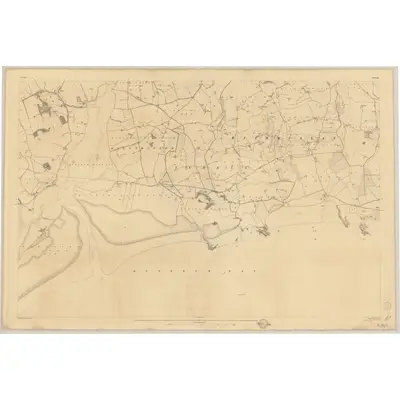 1834 Map of Down - Sheet 44, 1836 Print