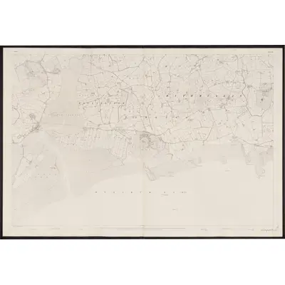 1834 Map of Down - Sheet 44, 1863 Print