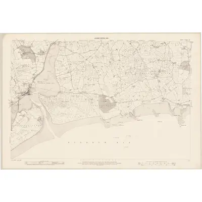 1900 Map of Down - Sheet 44, 1903 Print
