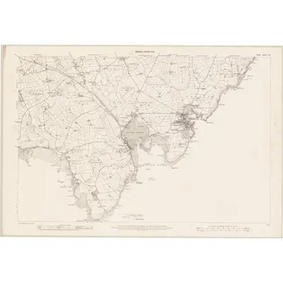 1900 Map of Down - Sheet 45 & 45A, 1903 Print