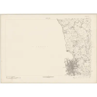 1919 Map of Down - Sheet 46, 1930 Print