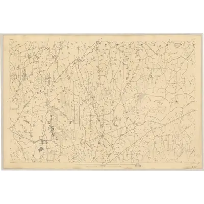 1834 Map of Down - Sheet 47, 1836 Print