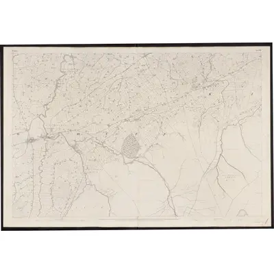 1834 Map of Down - Sheet 48, 1863 Print