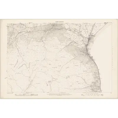 1902 Map of Down - Sheet 49 & 49A, 1904 Print