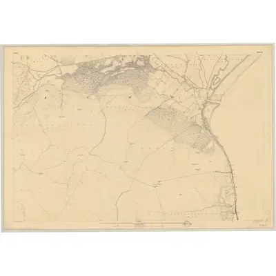 1834 Map of Down - Sheet 49, 1836 Print