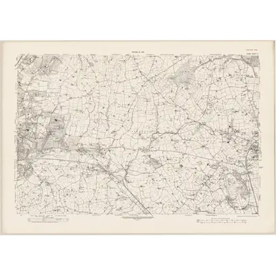 1919 Map of Down - Sheet 5, 1931 Print