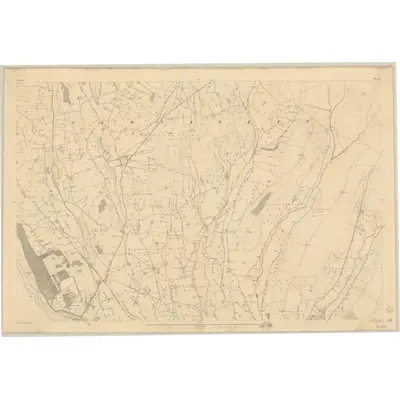 1834 Map of Down - Sheet 51, 1836 Print