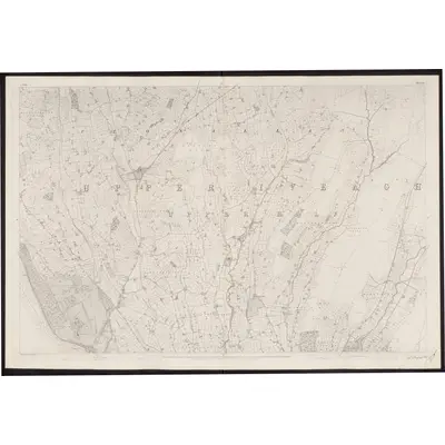 1834 Map of Down - Sheet 51, 1863 Print