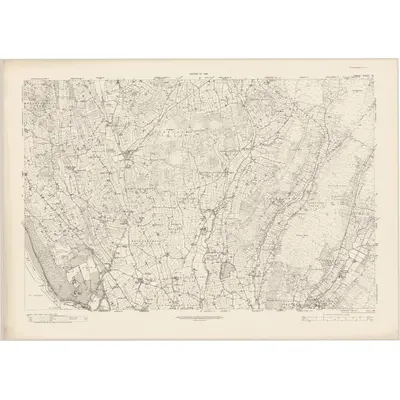 1919 Map of Down - Sheet 51, 1930 Print
