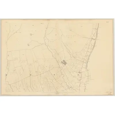 1834 Map of Down - Sheet 53, 1837 Print
