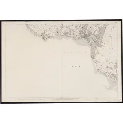 1834 Map of Down - Sheet 54, 1863 Print