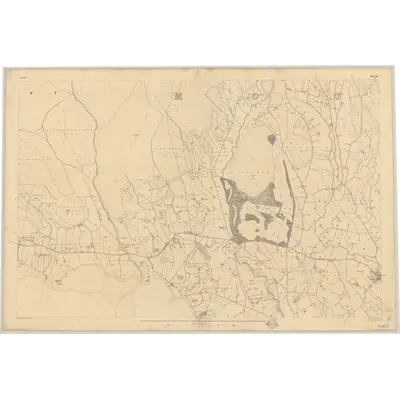 1834 Map of Down - Sheet 55, 1836 Print